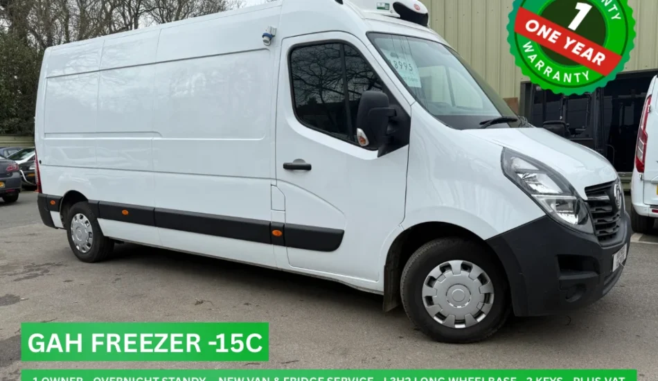 Refrigerated freezer van -15°C long wheelbase commercial vehicle for sale