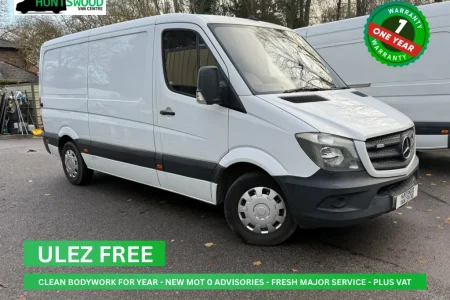 ULEZ compliant Mercedes Sprinter panel van for sale with one year warranty